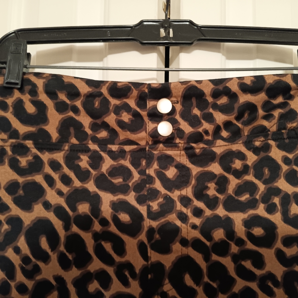 Leopard jeggings